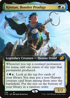🔥 Kinnan, Bonder Prodigy Ikoria- Lair of Behemoths Bordless